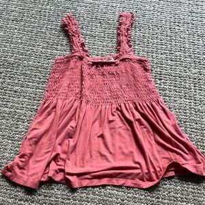 ruffle sleeve tank top